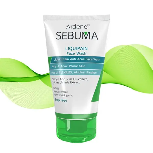 مایع شستشو صورت آردن سبوما Sebuma مدل Liquipain حجم 150 میلی لیتر
