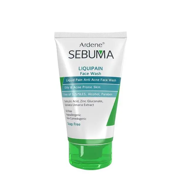 مایع شستشو صورت آردن سبوما Sebuma مدل Liquipain حجم 150 میلی لیتر