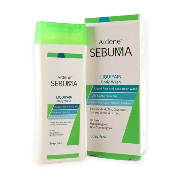 مایع شستشو صورت آردن سبوما Sebuma مدل Liquipain حجم 150 میلی لیتر - 3