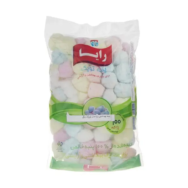 پنبه آرایشی رایا 100 عددی