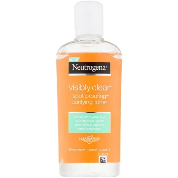 تونر ضد جوش های سر سیاه و چربی پوست نیتروژنا مدل visibly clear حجم 200 میل - 4