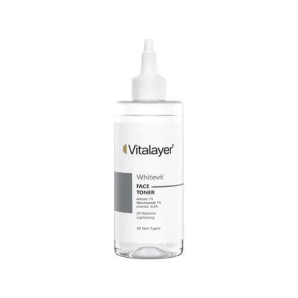 تونر روشن کننده و پاک کننده صورت ویتالیر مدل وایت ویت Vitalayer - 3
