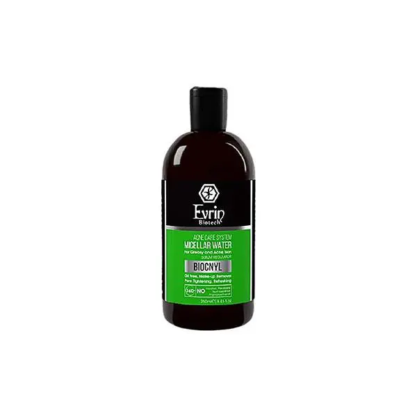 محلول پاک‌کننده آرایش پوست چرب و دارای آکنه اورین 250 میلی‌لیتر Evrin - 4