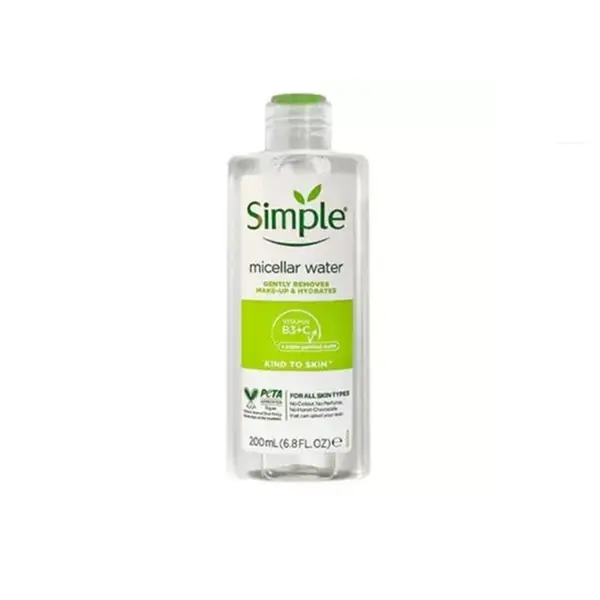 آب پاک کننده آرایش صورت سیمپل مدل GENTLY REMOVES حجم 200 میلی لیتر - 3