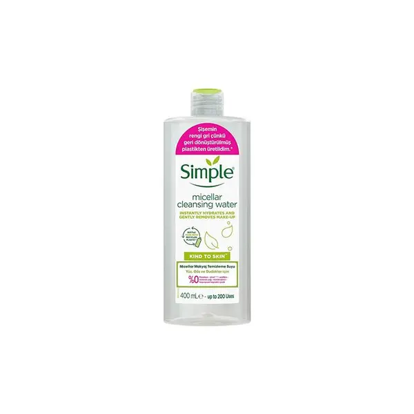 آب پاک کننده آرایش صورت سیمپل مدل GENTLY REMOVES حجم 400 میلی لیتر - 3