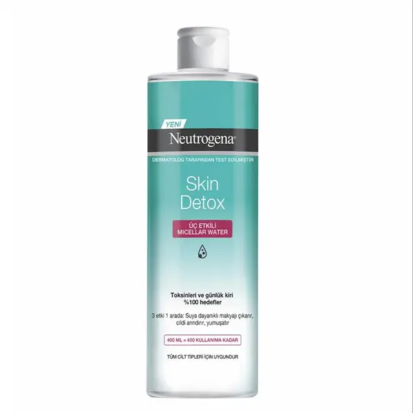 میسلار واتر سم زدا نوتروژینا Neutrogena اسکین دتوکس skin Detox حجم 400 میل - 3