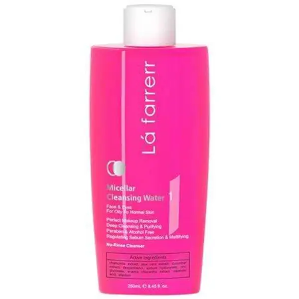 محلول پاک کننده آرایش لافارر مدل Oily to Normal Skin حجم 250 میلی لیتر - 2