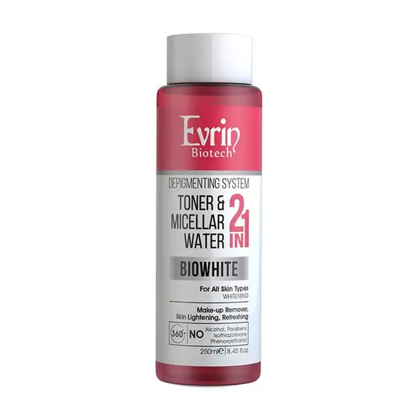 محلول پاک کننده و روشن کننده پوست مناسب انواع پوست TONER & MICELLAR WATER اورین 250 میل - 3