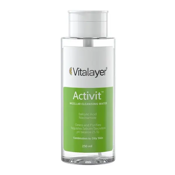 محلول پاک کننده آرایش میسلار اکتی ویت ویتالیر VITALAYER - 2
