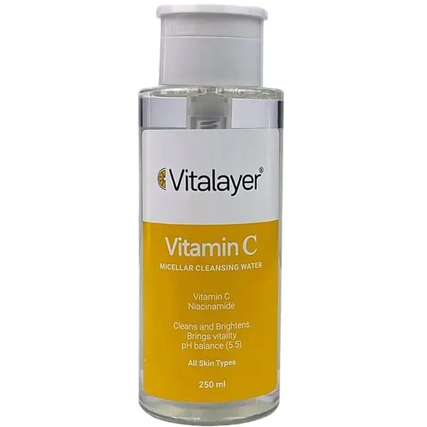 میسلار واتر انواع پوست Vitamin C ویتالیر ۲۵۰ml
