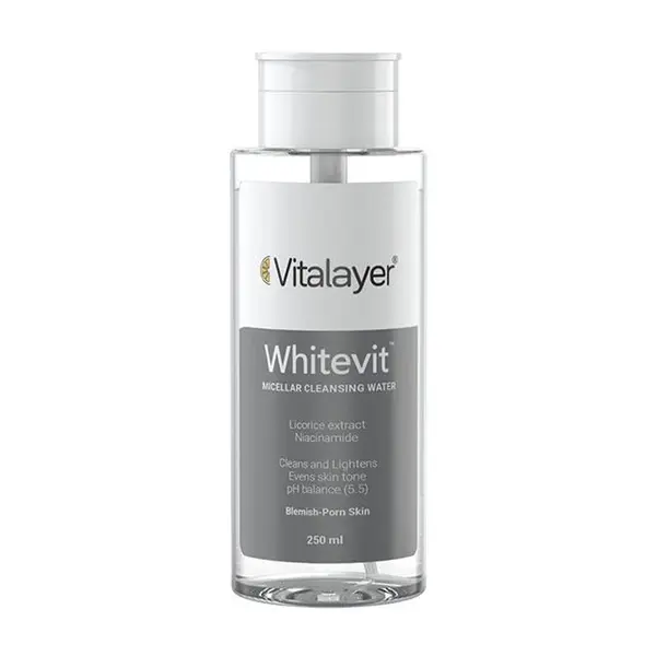 میسلار واتر پوست های کدر و مستعد لک Whitevit ویتالیر ۲۵۰ml - 3