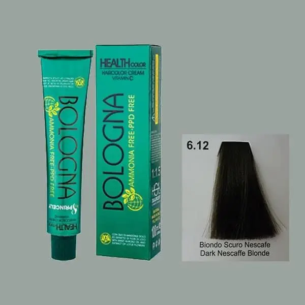 رنگ موی بدون آمونیاک بلونیا100 میل 6/12 بلوند نسکافه ای تیره - 5