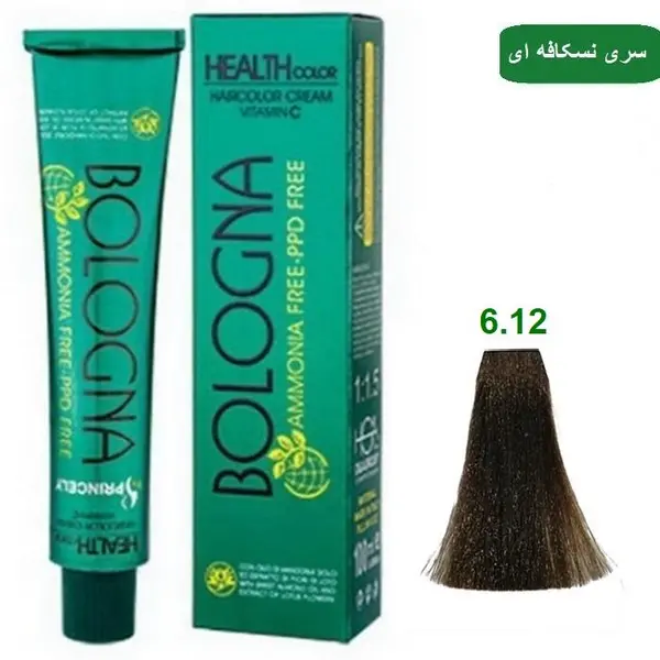 رنگ موی بدون آمونیاک بلونیا100 میل 6/12 بلوند نسکافه ای تیره - 4
