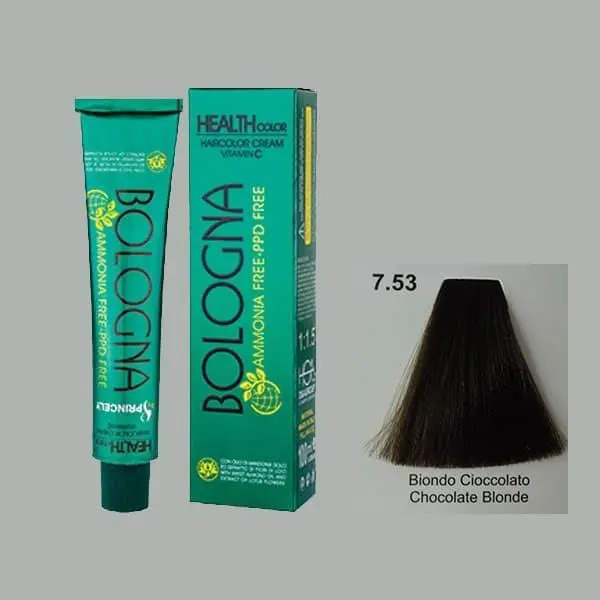 رنگ مو بلونیا سری chocolate شماره 7.53 حجم 100 میلی لیتر رنگ بلوند شکلاتی - 5