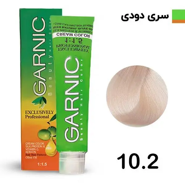 کیت رنگ موی گارنیک سری دودی - بلوند دودی فوق العاده روشن شماره 10.2 - 4