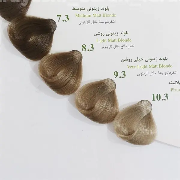 رنگ مو نیو پرستیژ کالر شماره 10.3 حجم 100 میلی لیتر رنگ بلوند زیتونی پلاتینه - 4