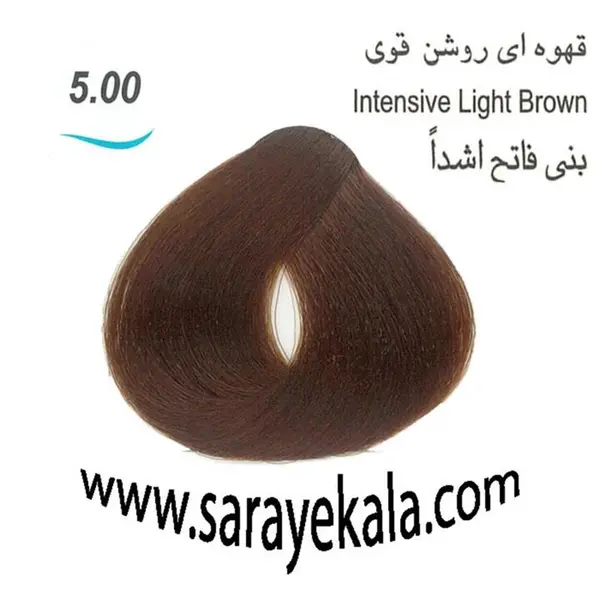 رنگ مو لورینت  شماره 5.00 حجم 100 میلی لیتر رنگ قهوه ای روشن قوی - 3