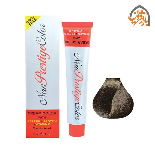 رنگ مو نیو پرستیژ کالر شماره 5.3 حجم 120 میلی لیتر رنگ قهوه ای زیتونی روشن