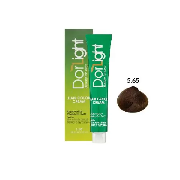 رنگ مو دور لایت شماره 5.65 حجم 100 میلی لیتر رنگ قهوه ای شکلاتی روشن - 5