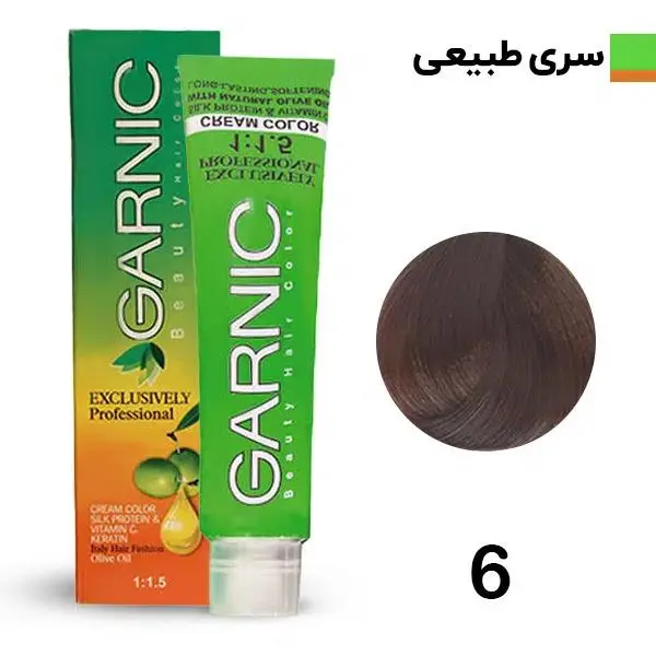 کیت رنگ موی گارنیک سری طبیعی - بلوند تیره شماره 6 - 6