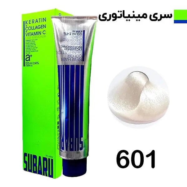 رنگ مو سوبارو شماره 601 حجم 120 میلی لیتر رنگ بلوند کریستالی خیلی روشن - 6