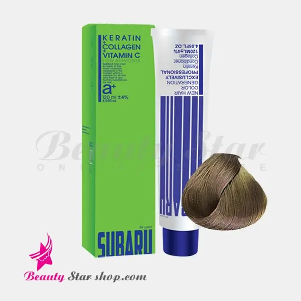 رنگ مو سوبارو شماره 6.3 رنگ بلوند زیتونی تیره حجم 120میلی لیتر - 6