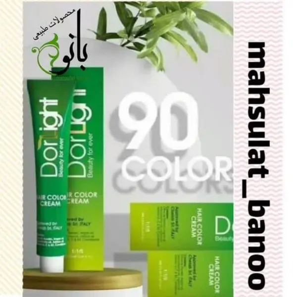 رنگ مو دورلایت شماره 6.33 حجم 100 میلی لیتر رنگ زیتونی پوشش قوی - 4
