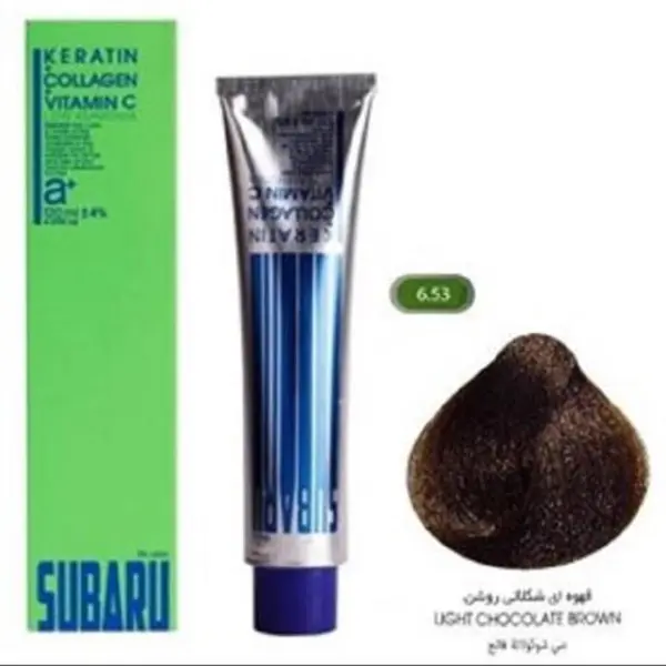 رنگ مو قهوه ای شکلاتی روشن سوبارو شماره 6.53 - 3