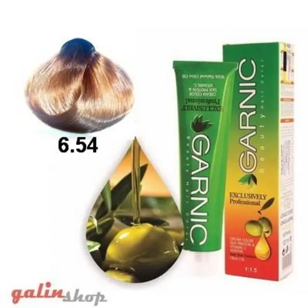 کیت رنگ مو گارنیک سری عسلی - عسلی تیره  شماره 6.54 - 4