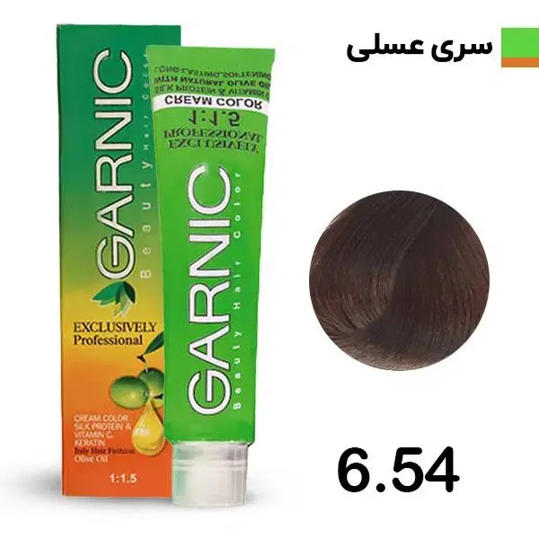 کیت رنگ مو گارنیک سری عسلی - عسلی تیره  شماره 6.54 - 3