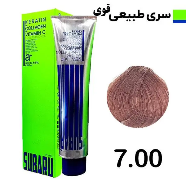 رنگ مو سوبارو شماره 7.00 حجم 120 میلی لیتر رنگ بلوند روشن قوی - 6