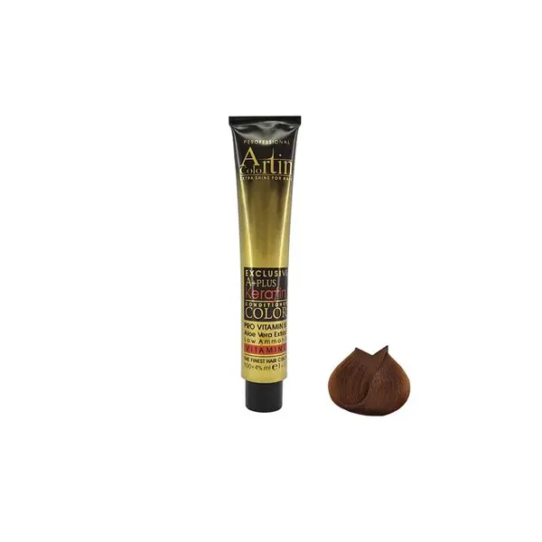 رنگ مو آرتین سری شکلاتی شماره 7.65 حجم 100 میلی لیتر رنگ بلوند شکلاتی متوسط - 2