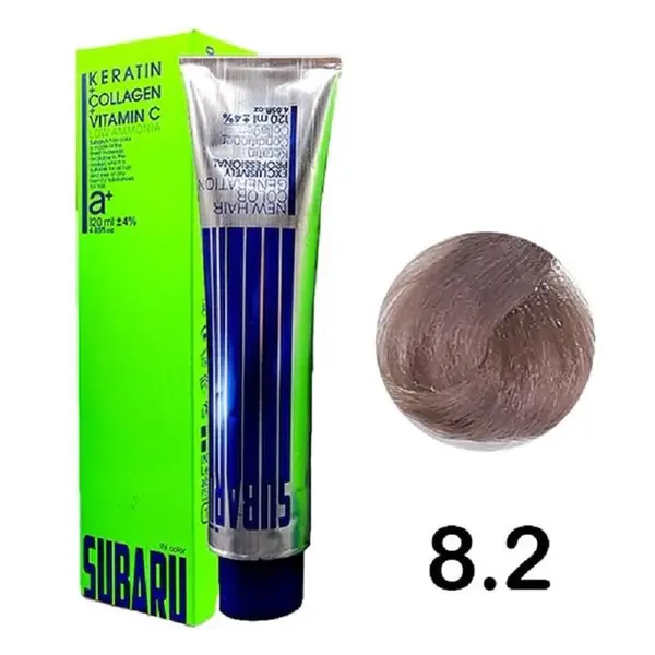 رنگ مو سوبارو شماره 8.2 حجم 120 میلی لیتر رنگ بلوند دودی روشن - 4