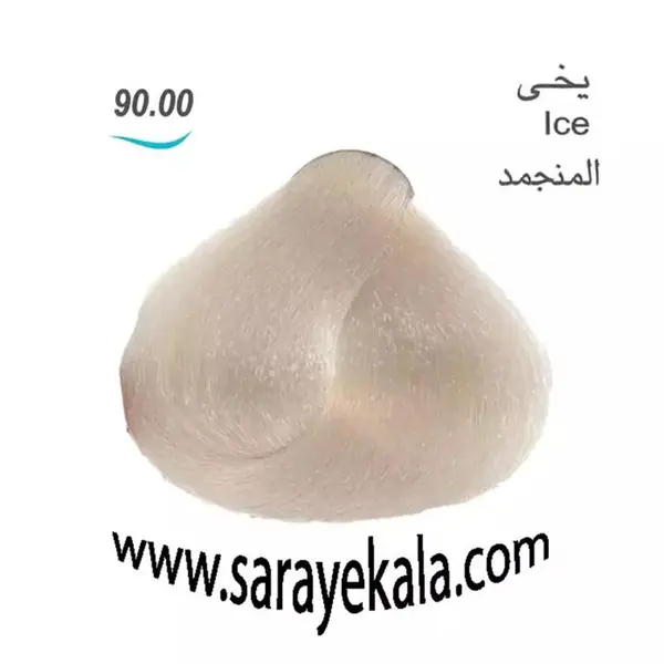 رنگ مو لورینت شماره 90.00 حجم 100 میلی لیتر رنگ یخی - 3