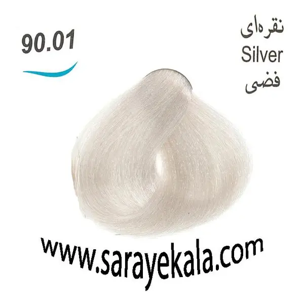 رنگ مو آرکیا نقره ای  به شماره 90.01 در حجم 100 میل به قیمت عمده - 2