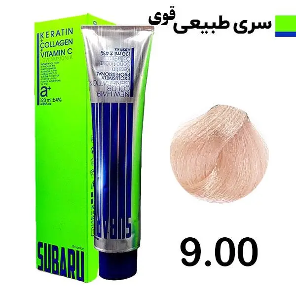 رنگ مو سوبارو شماره 9.00 حجم 120 میلی لیتر رنگ اکسترا بلوند روشن قوی - 6