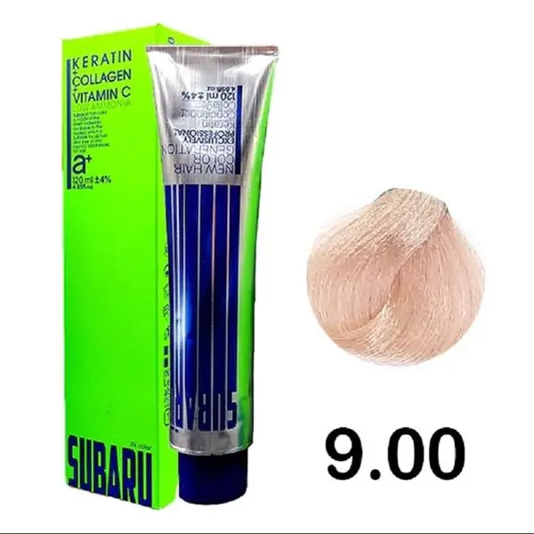 رنگ مو سوبارو شماره 9.00 حجم 120 میلی لیتر رنگ اکسترا بلوند روشن قوی - 3