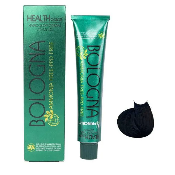 رنگ مو بدون آمونیاک و بدون پی پی دی بلونیا ۱۰۰میل Blue Black 1.10 - 3
