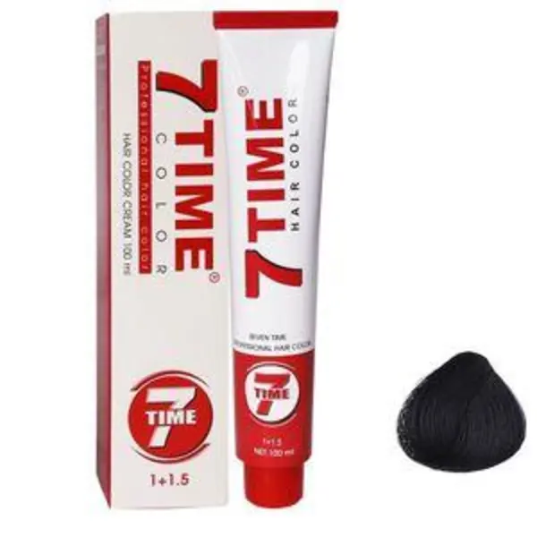 رنگ مو سون تایم شماره C.1 سری خاکستری طبیعی حجم 100 میلی لیتر رنگ مشکی پر کلاغی - 4