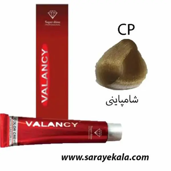 رنگ مو والانسی سری شامپاینی مدل شامپاینی شماره CP - 5