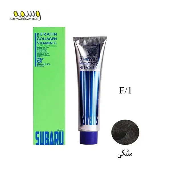 رنگ مو مردانه سوبارو شماره F1 حجم 120 میلی لیتر رنگ مشکی - 5