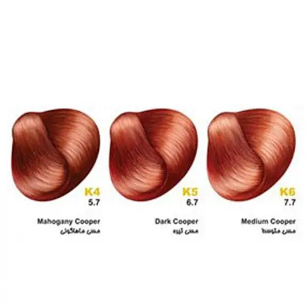 رنگ موی آرتین سری مسی K - 5