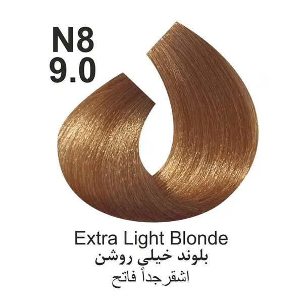 رنگ موی کاترومر KATROMER،شماره N8 بلوند خیلی روشن - 2