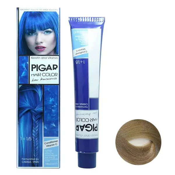 رنگ مو پیگار کراتینه بلوند زیتونی خیلی روشن M8-9.2 - 2