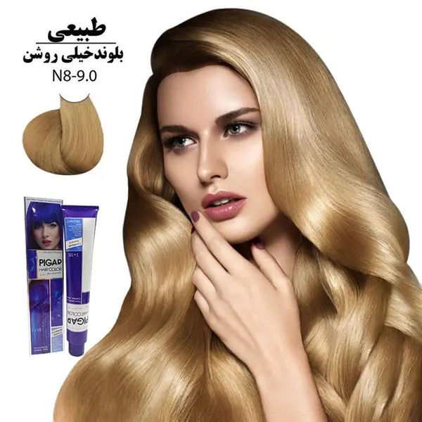 رنگ مو پیگار کراتینه بلوند خیلی روشن N8-9.0 - 4