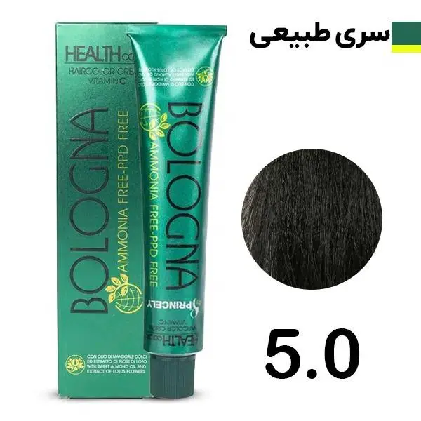 رنگ مو بلونیا سری natural شماره 5.0  حجم 100 میلی لیتر رنگ قهوه ای متوسط - 5