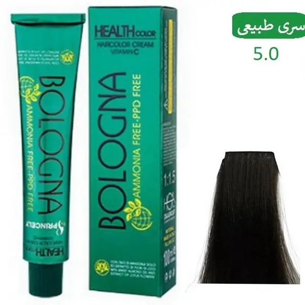 رنگ مو بلونیا سری natural شماره 5.0  حجم 100 میلی لیتر رنگ قهوه ای متوسط - 6