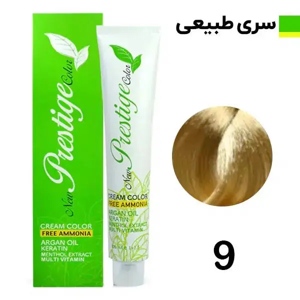 رنگ مو نیو پرستیژ کالر سری Natural شماره 9 حجم 120 میلی لیتر رنگ بلوند خیلی روشن - 4