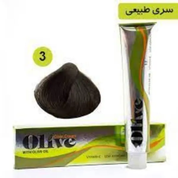رنگ موی الیو سری طبیعی شماره Olive 3 - 6