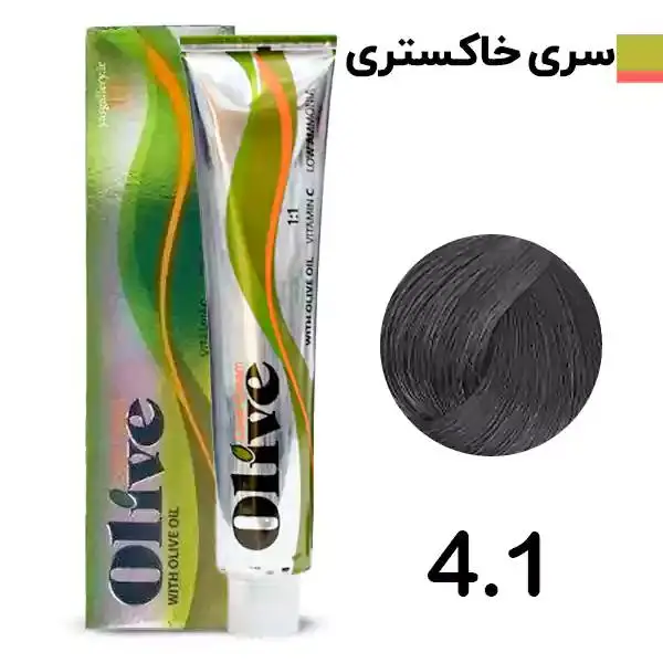 رنگ موی الیو سری دودی شماره Olive 4.1 - 4